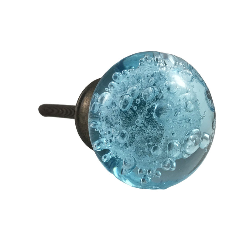 Shabby Restore Bubble Glass Round Knob & Reviews Wayfair